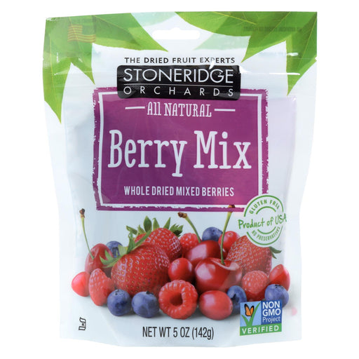 Stoneridge Orchards Whole Dried - Berry Mix - Case Of 6 - 5 Oz.