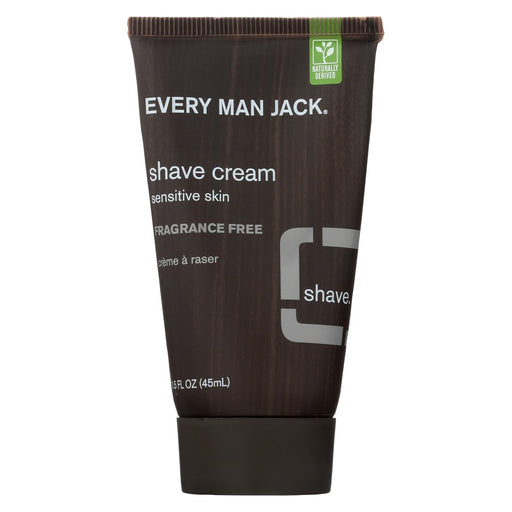 Every Man Jack Shave Cream Fragrance Free - Shave Cream - 1 Fl Oz.