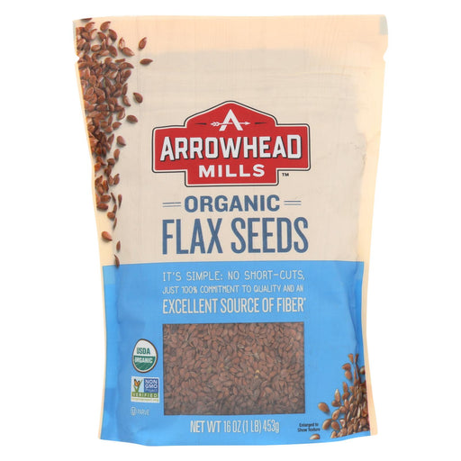 Arrowhead Mills Organic Flax Seeds - Case Of 6 - 16 Oz.