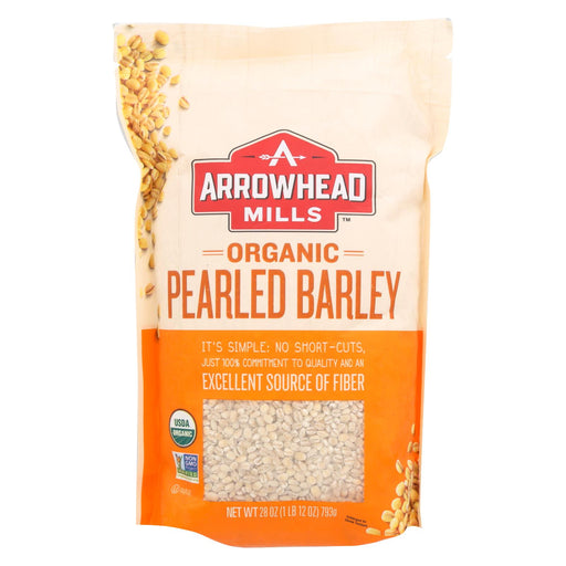 Arrowhead Mills Organic Barley - Pearled - Case Of 6 - 28 Oz.