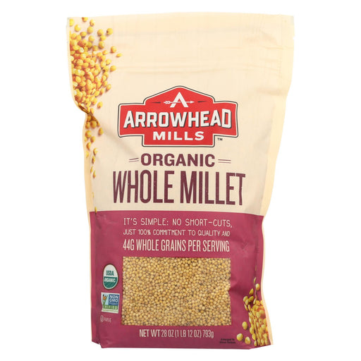 Arrowhead Mills Organic Hulled Millet - Case Of 6 - 28 Oz.