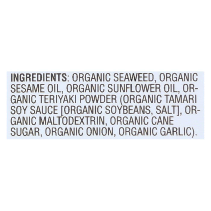 Gimme Organic Roasted Teriyaki - Case Of 12 - 0.17 Oz.