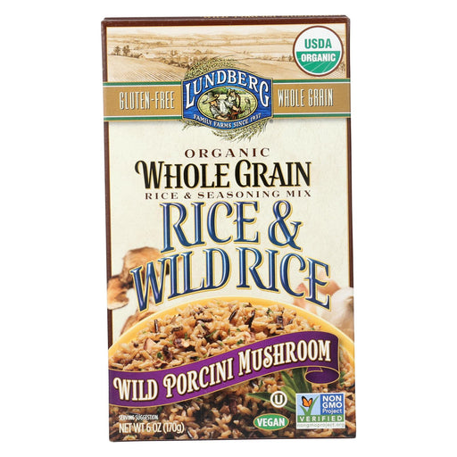 Lundberg Family Farms Whole Grain Rice And Wild Rice - Case Of 6 - 6 Oz.