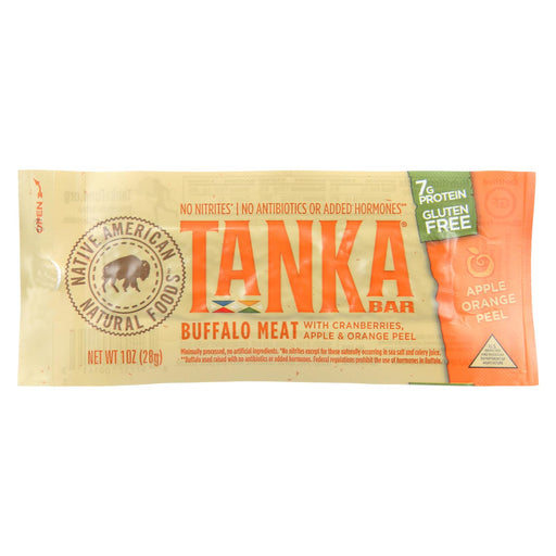 Tanka Bar Bites - Buffalo With Cranberries Apple And Orange Peel - 1 Oz - Case Of 12