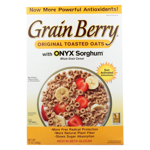 Grain Berry Antioxidants Whole Grain Cereal - Toasted Oats - Case Of 6 - 12 Oz.
