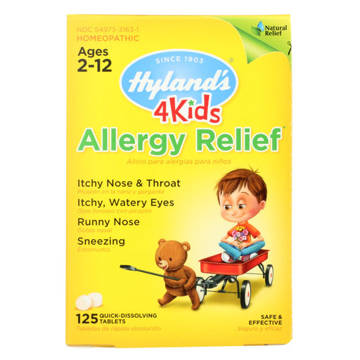 Hylands Homeopathic Allergy Relief 4 Kids - 125 Tablets