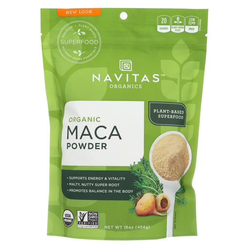Navitas Naturals 100% Organic Maca Powder - Case Of 6 - 16 Oz