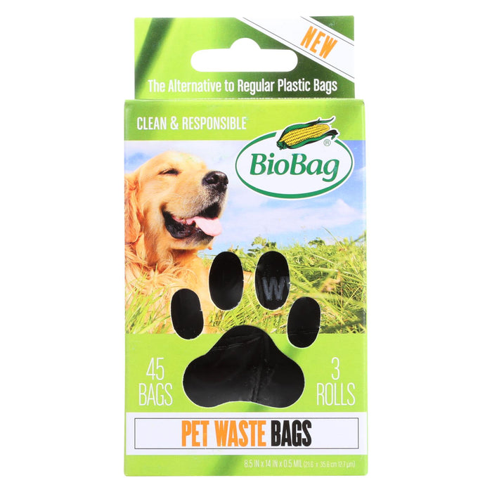 Biobag Dog Waste Bags On A Roll - Case Of 12 - 45 Count
