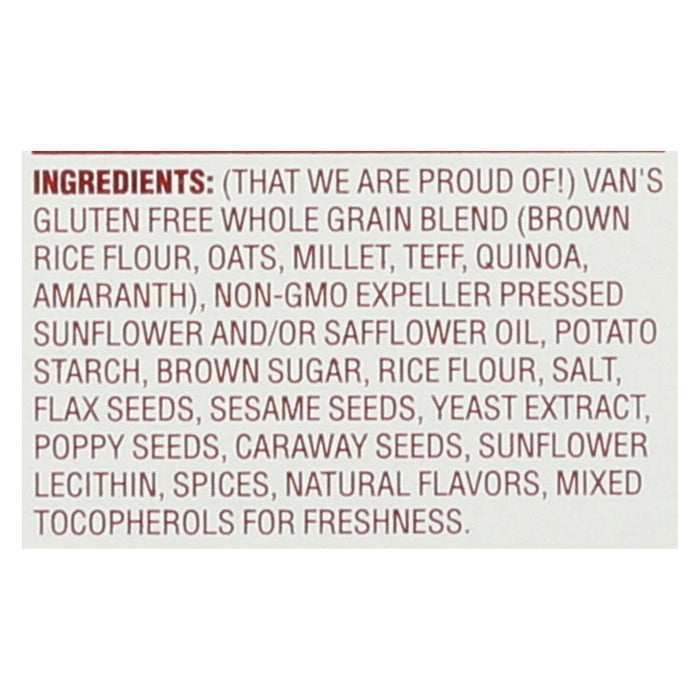 Van's Natural Foods Gluten Free Crackers - The Perfect 10 - Case Of 6 - 4 Oz.