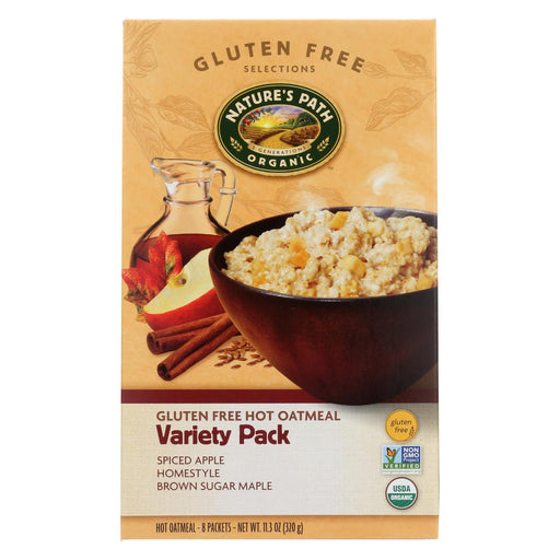 Nature's Path Organic Hot Oatmeal - Variety Pack - Case Of 6 - 11.3 Oz.