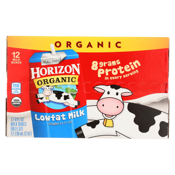 Horizon Organic Dairy Organic Low Fat 1 % Milk - Aseptic - 12-8 Fl Oz