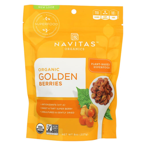 Navitas Naturals Goldenberries - Organic - 8 Oz - Case Of 12
