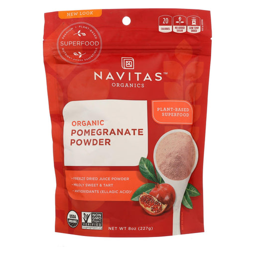 Navitas Naturals Pomegranate Powder - Organic - Freeze-dried - 8 Oz - Case Of 6