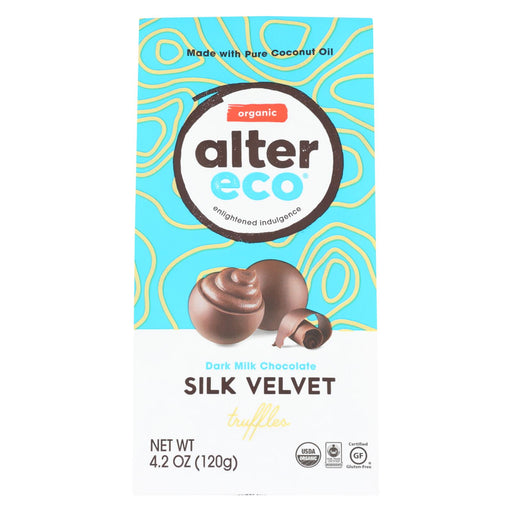 Alter Eco Americas Truffle - Organic - Velvet - 10 Pack - 4.2 Oz - Case Of 8