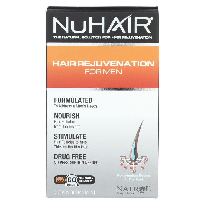 Nuhair Hair Regrowth For Men - 60 Tablets