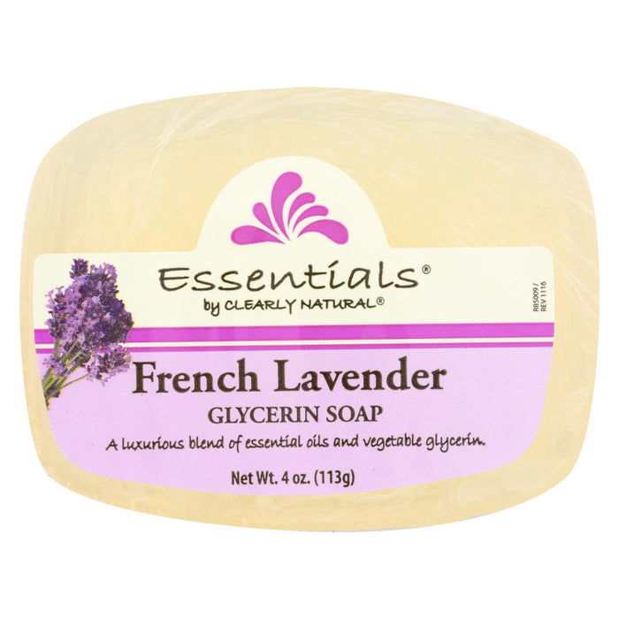 Clearly Natural Glycerin Bar Soap - French Lavender - 4 Oz