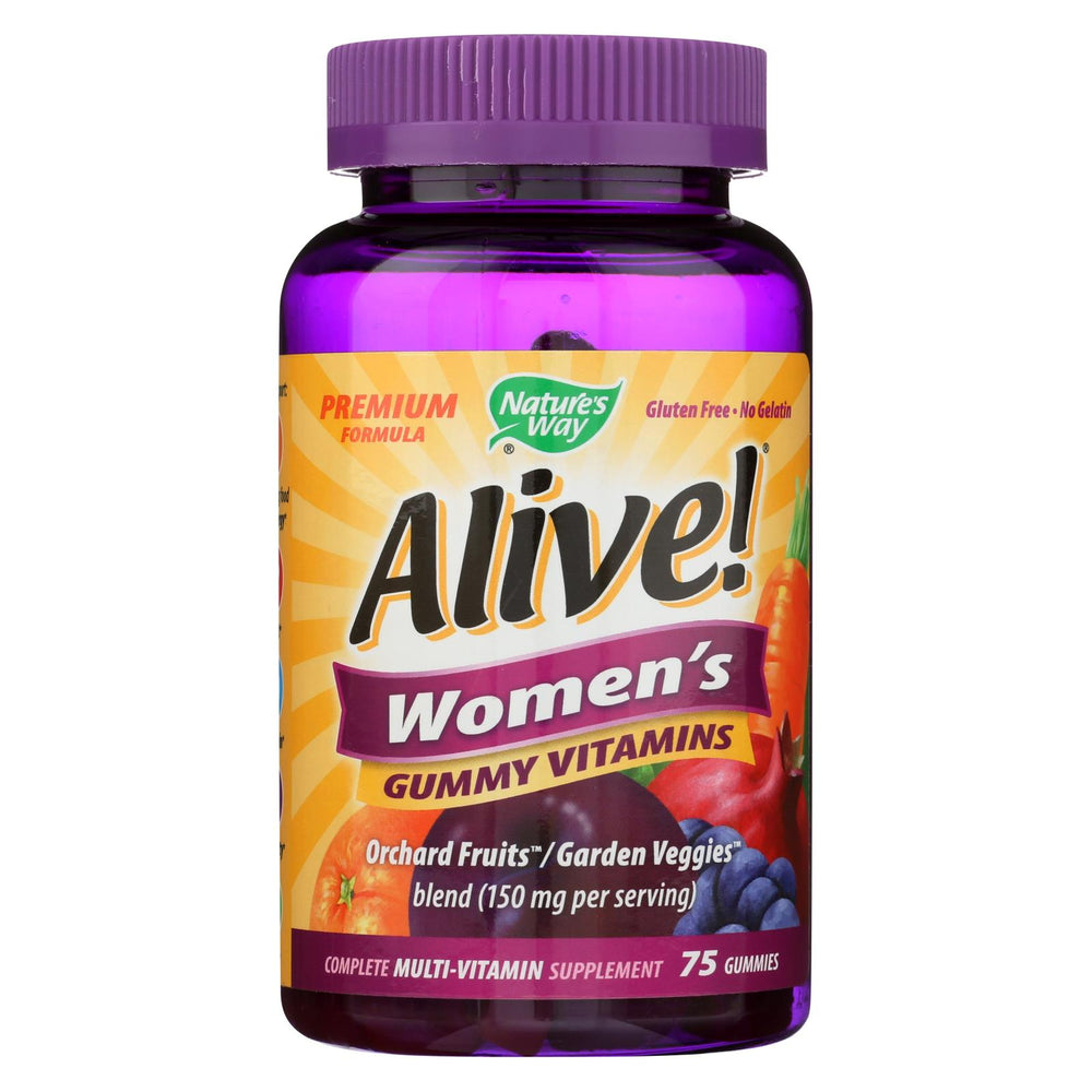 Nature's Way Alive - Women's Energy Gummy Multi-vitamins - 75 Chewables