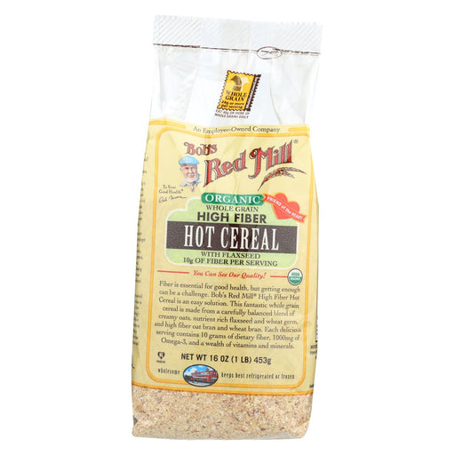 Bob's Red Mill Organic Whole Grain High Fiber Hot Cereal - 16 Oz - Case Of 4