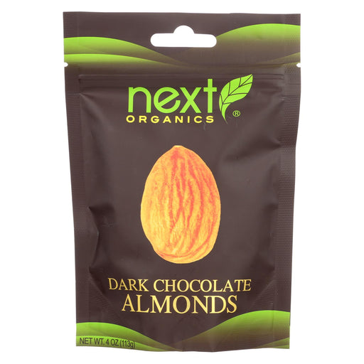Next Organics Organic Dark Chocolate - Almonds - Case Of 6 - 4 Oz.