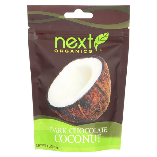 Next Organics Dark Chocolate - Coconut - Case Of 6 - 4 Oz.