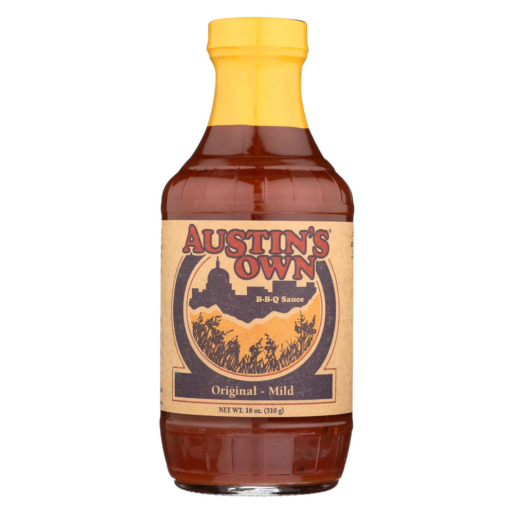 Austins Own Bbq Sauce - Original - Case Of 6 - 18 Oz