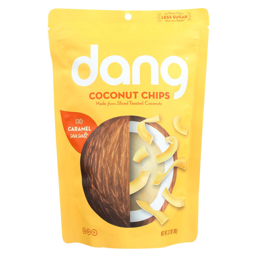 Dang Coconut Chips - Caramel Sea Salt - 3.17 Oz - Case Of 12