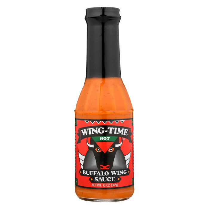Wing Time The Traditional Buffalo Wing Sauce - Medium - Case Of 12 - 13 Oz.