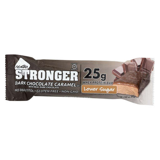 Nugo Nutrition Bar - Stronger Real Dark Chocolate - 2.82 Oz - Case Of 12