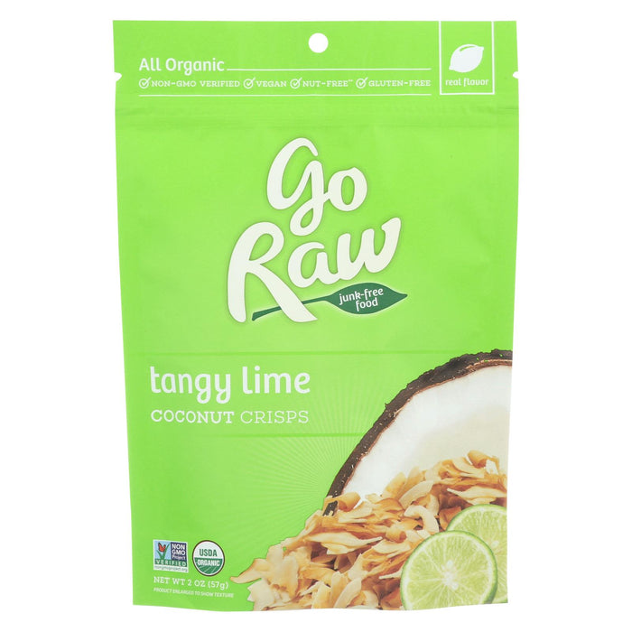 Go Raw Coconut Crisps - Tangy Lime - Case Of 12 - 2 Oz.
