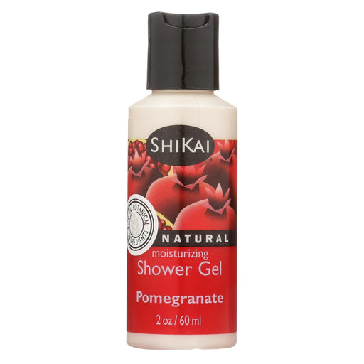 Shikai Products Shower Gel - Pomegranate Trial Size - 2 Oz - Case Of 12