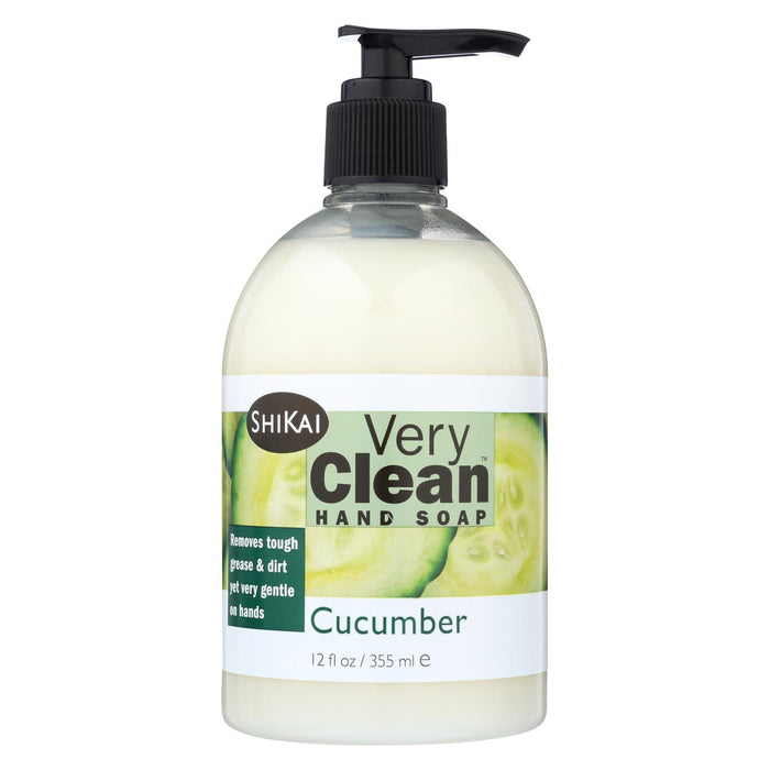 Shikai Products Hand Soap - Very Clean Cucumber - 12 Oz