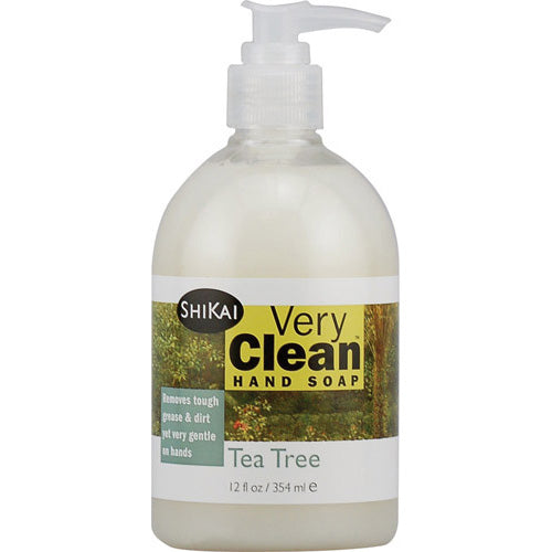 Shikai Products Hand Soap - Very Clean Tea Tree - 12 Oz