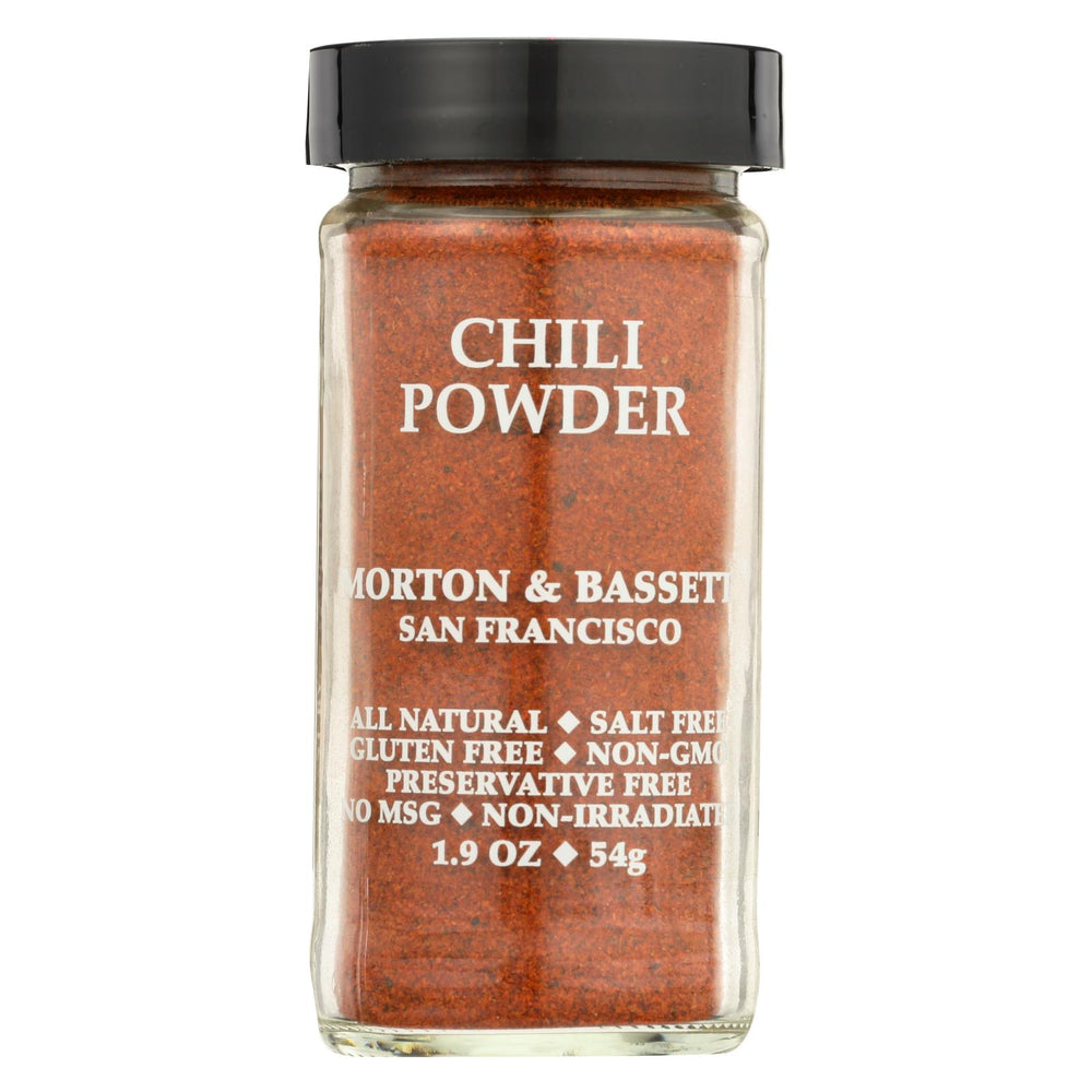 Morton And Bassett Chili Powder - Chili - Case Of 3 - 1.9 Oz.