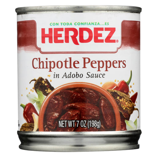 Herdez Peppers - Chilpotle - Case Of 12 - 7 Oz.