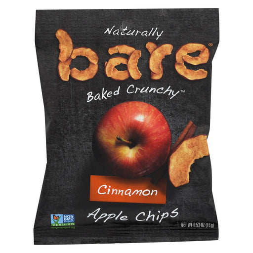 Bare Fruit Cinnamon Apple Chips - Case Of 24