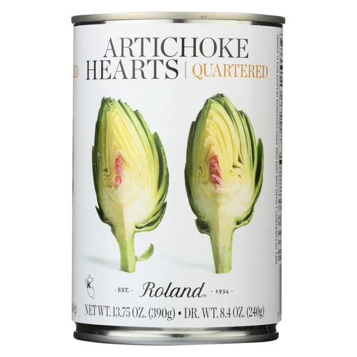 Roland Products Artichoke Hearts - Quartered - Case Of 12 - 13.75z