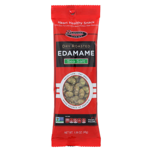 Seapoint Farms Edamame - Dry Roasted - Lightly Salted - 1.58 Oz - Case Of 12