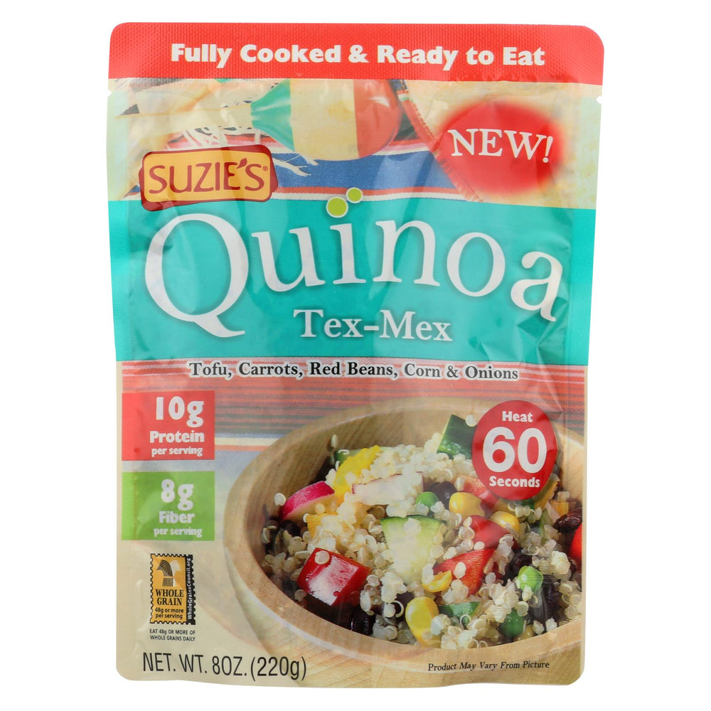 Suzie's Quinoa - Ready To Eat - Tex Mex - 8 Oz - Case Of 6