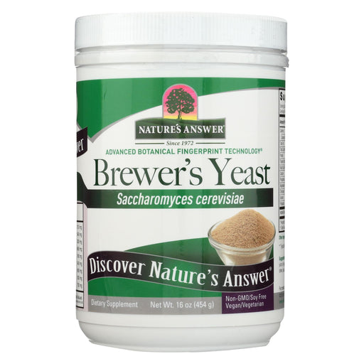 Nature's Answer Brewers Yeast - Gluten Free - 16 Oz