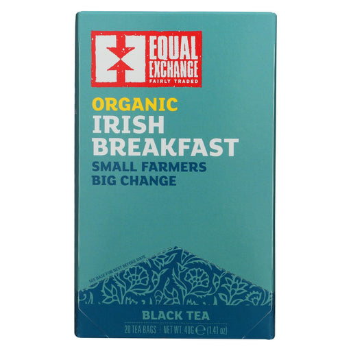 Equal Exchange Organic Irish Breakfast Tea - Irish Breakfast - Case Of 6 - 20 Bags