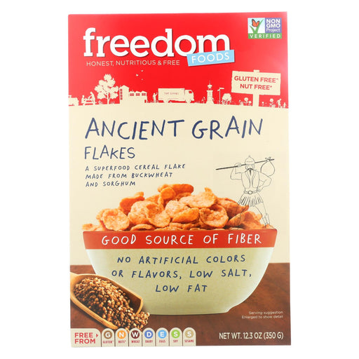 Freedom Foods Cereal - Ancient Grain Flakes - Gluten Free - 12.3 Oz - Case Of 5
