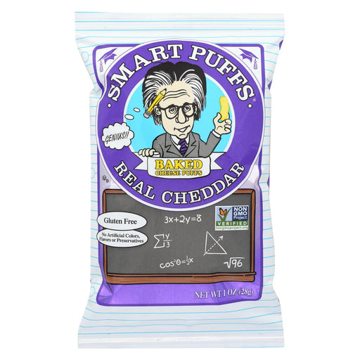 Pirate Brands Smart Puff - Real Wisconsin Cheddar - Case Of 24 - 1 Oz.