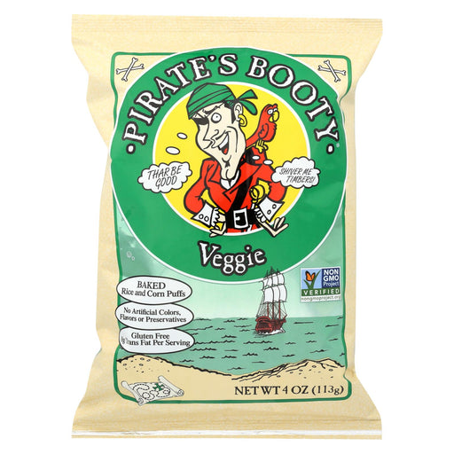 Pirate Brands Booty Snacks - Veggie - Case Of 12 - 4 Oz.