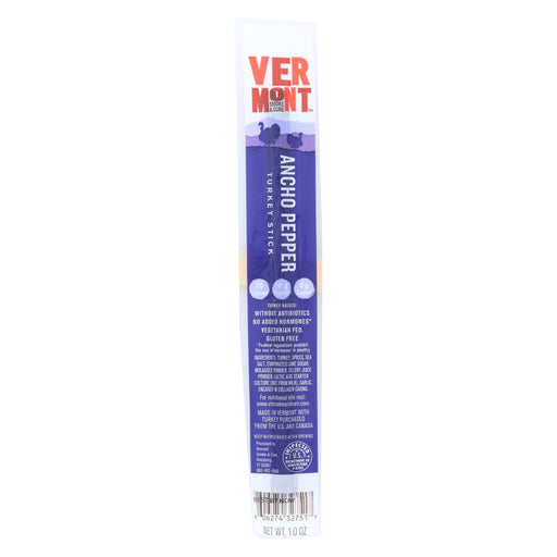 Vermont Smoke And Cure Realsticks - Turkey Ancho - 1 Oz - Case Of 24