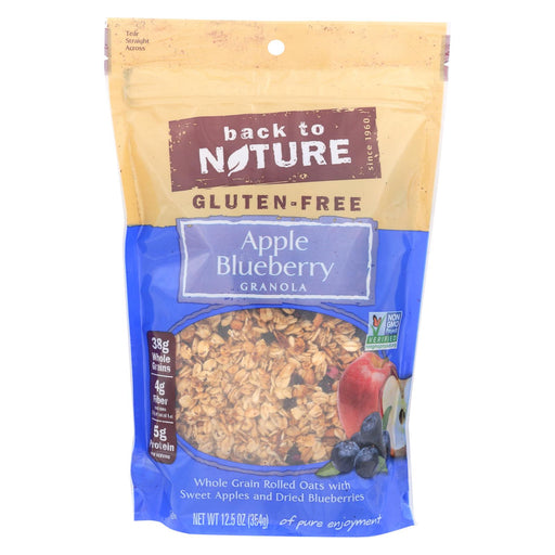 Back To Nature Granola - Apple Blueberry - Case Of 6 - 12.5 Oz.