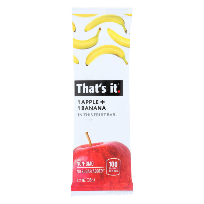 That's It Fruit Bar - Apple And Banana - Case Of 12 - 1.2 Oz
