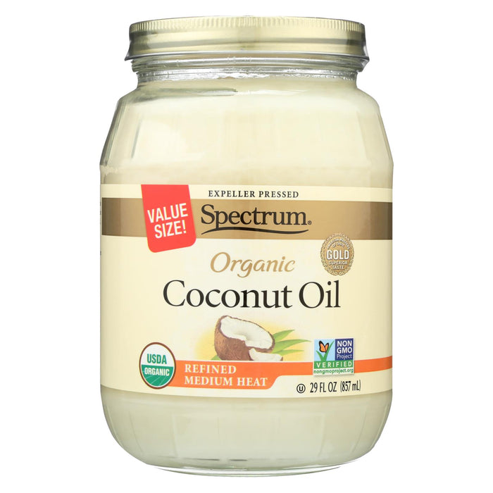 Spectrum Naturals Organic Refined Coconut Oil - Case Of 6 - 29 Fl Oz.