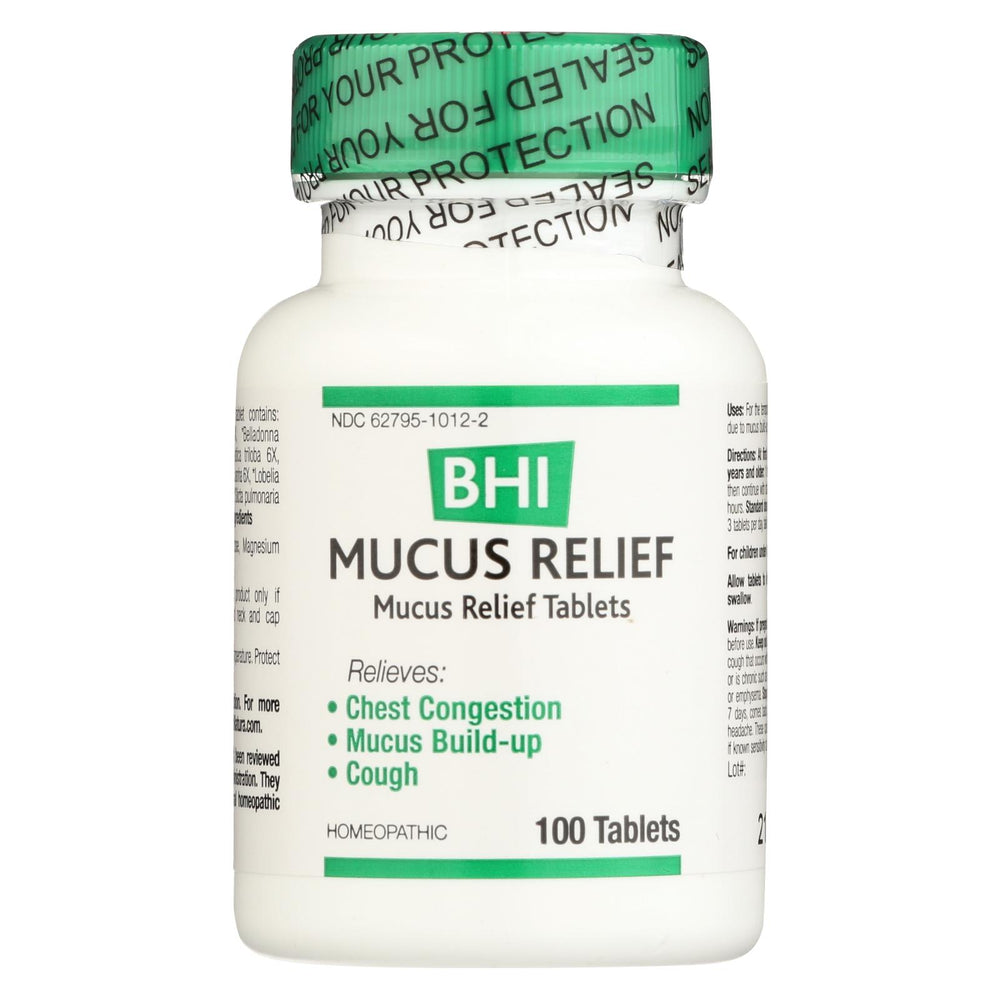 Bhi Mucus Relief - 100 Tablets
