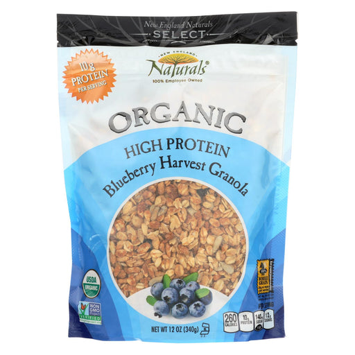 New England Naturals Granola High Protein - Blueberry Harvest - Case Of 6 - 12 Oz.