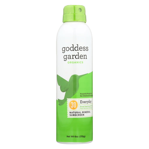 Goddess Garden Organic Sunscreen - Sunny Body Natural Spf 30 Continuous Spray - 6 Oz